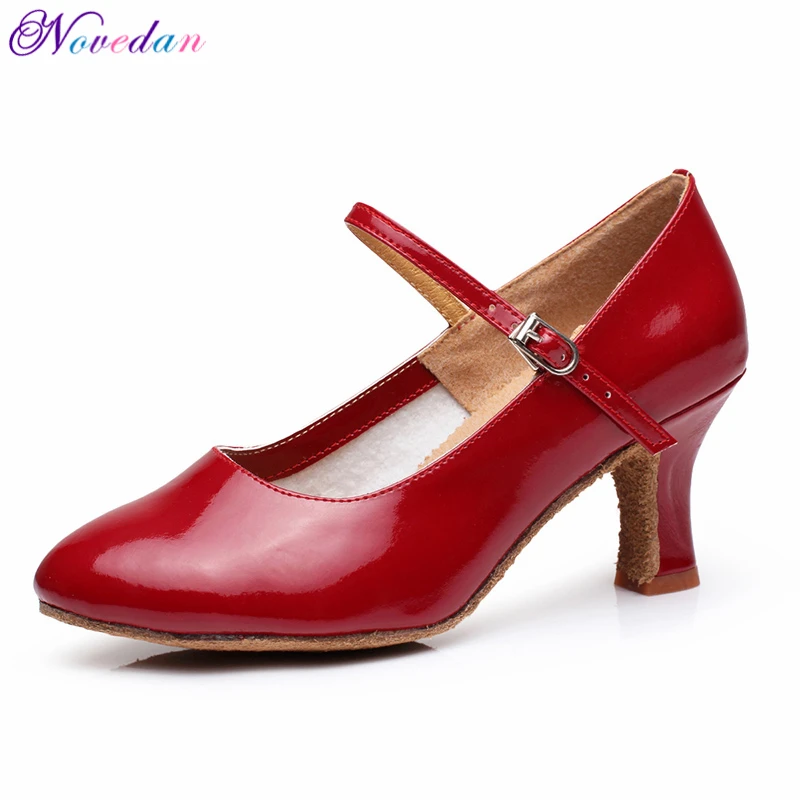 New Women Girls Ballroom Latin Tango Modern Dance Shoes Closed Toe Sandals Indoor Dancing Shoes Ladies Salsa Shoes