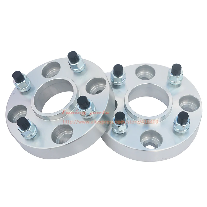 Cost-effective Studs / Nuts 2pcs/lot 15mm 20mm thick PCD 4x100-54.1Wheel Widened Flange Car Wheel Spacer For Geely MK FC Vision