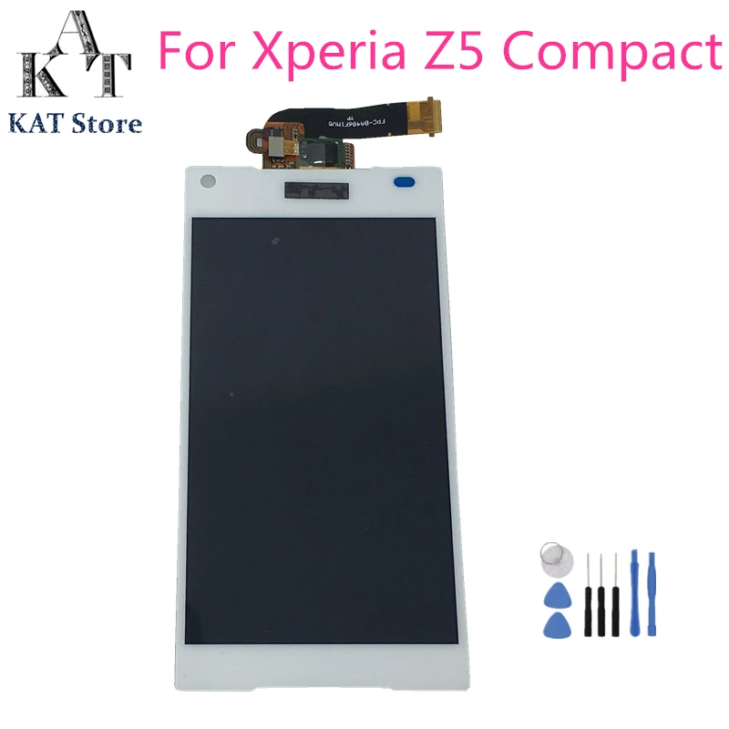 

Сенсорный ЖК-экран 4,6 дюйма для Sony Xperia Z5 Compact Z5 Mini E5803 E5823, ЖК-дигитайзер в сборе, Подарочные инструменты