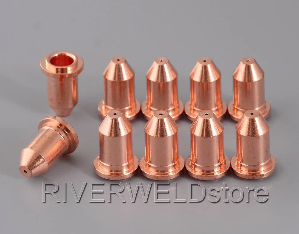 192048 Plasma Electrode & 177876 หัวฉีดพลาสม่าเคล็ดลับFitมิลเลอร์ICE-50C 50 ซม.Spectrum701 เครื่องตัดพลาสม่าไฟฉาย 20pcs