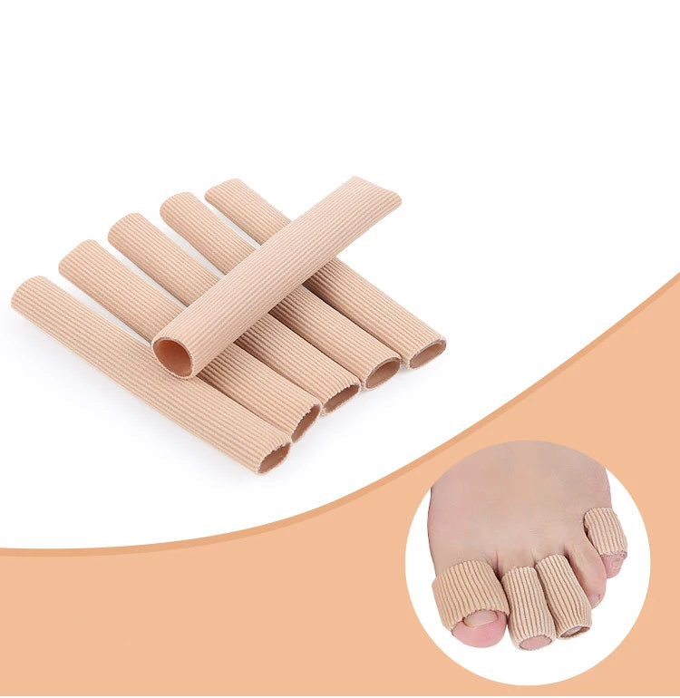 Soft Silicone Gel Toe Sleeves Separators Finger Tube Insole Protector Foot Caps Protector Feet Finger Toe Protector Insert