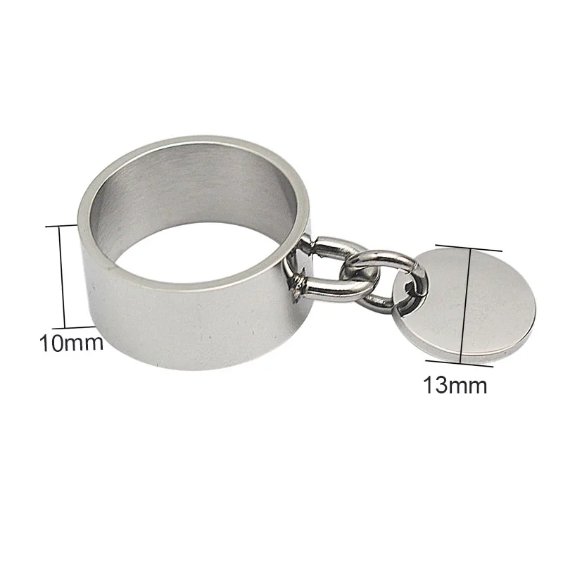 Fashion unique design Silver Color Brand Rings For men nobility Party Wedding dog pendant Rings Stainless Steel jewelry