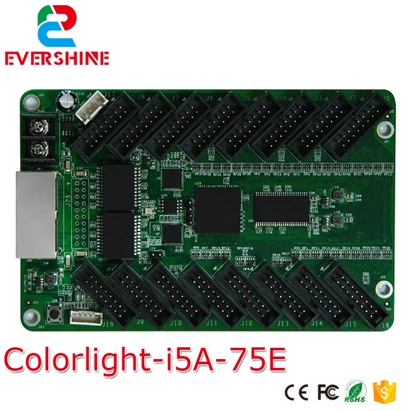 

Colorlight 5A-75 Receiving Card 256x256pixels 16xhub75 full color led sign controller synchronous mode receiving card