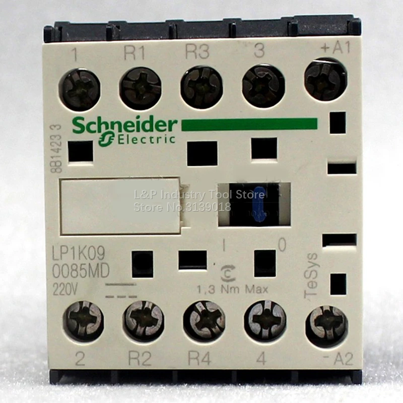 

New Original Schneider Electric LP1K090085MD LP1K090085MDS35 Contactor 9A 2NO 2NC DC220V For Elevator Accessories