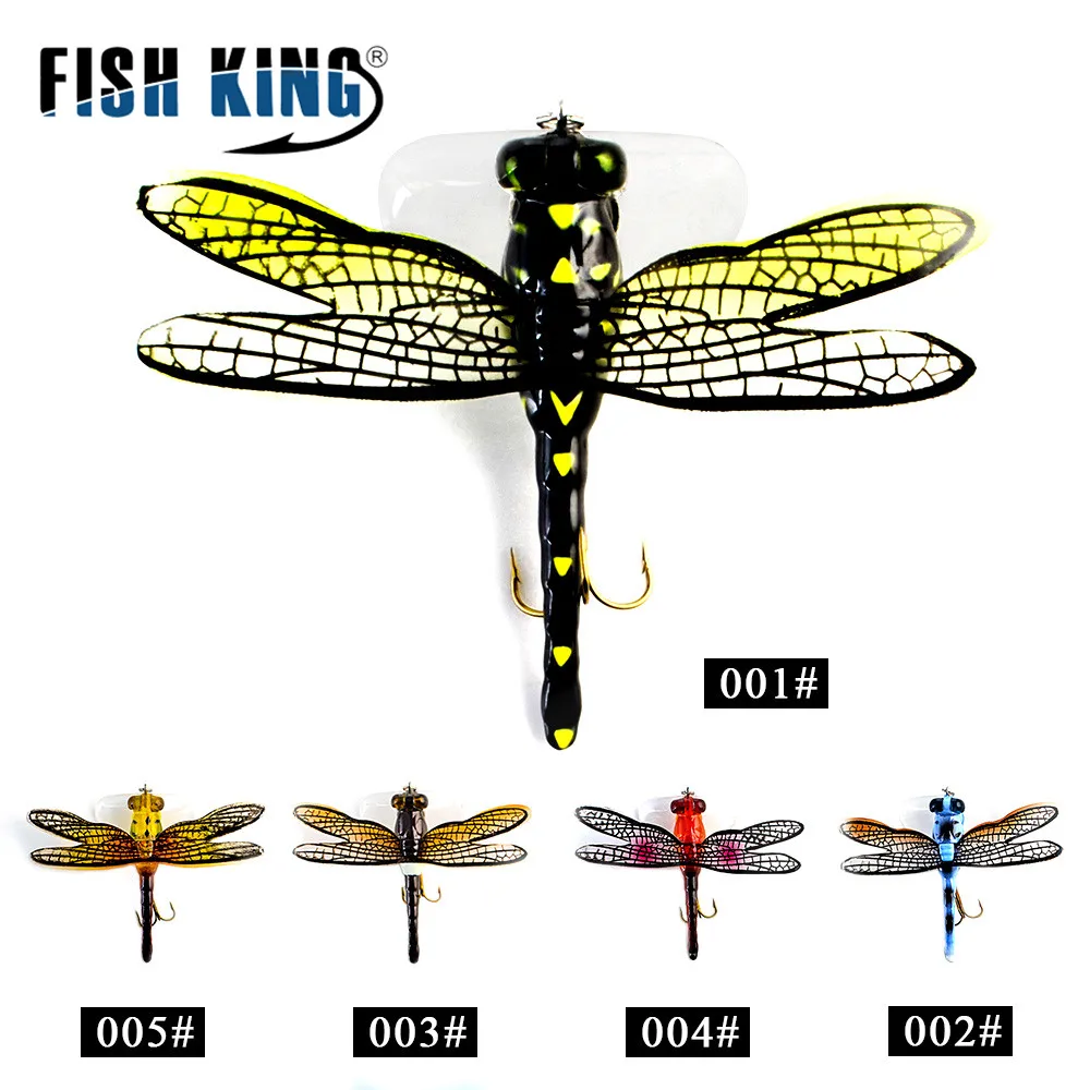 6g Topwater Dragonfly Dry Flies Insect Fly Fishing Lure 75mm Trout Popper Artificial Bait Wobblers For Trolling Hard Lure