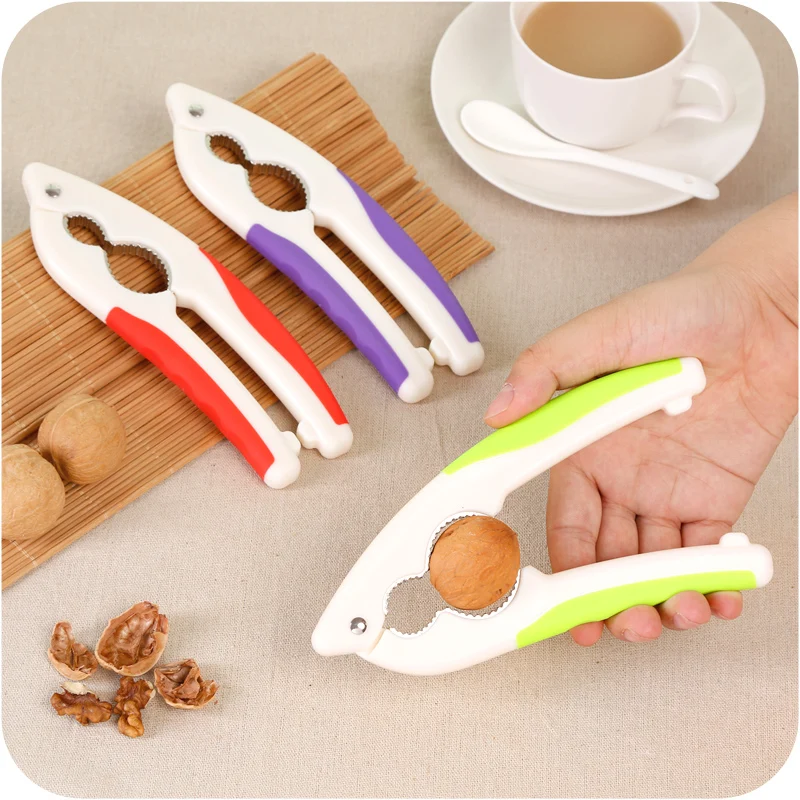 

Multi-Function Kitchen Tool Nut Cracker Sheller Walnut Cracker Plier Metal Opener Tool Stainless Steel Nutcracker 200