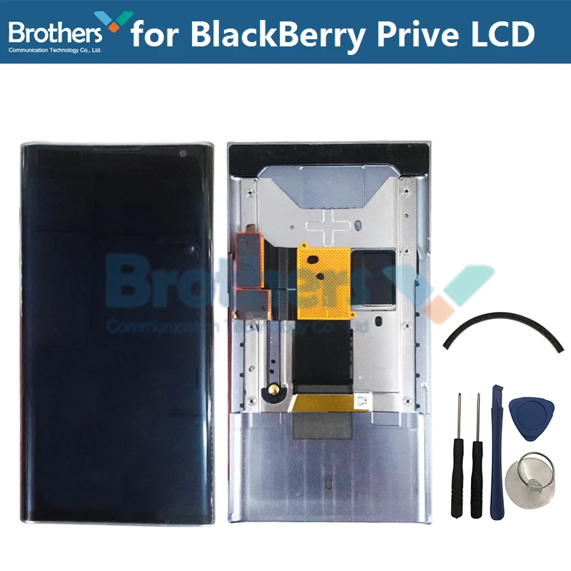 LCD Display For Blackberry Prive Touch Screen Digitizer LCD Screen for Blackberry Prive LCD Assembly 5.4'' Phone Replacement AAA