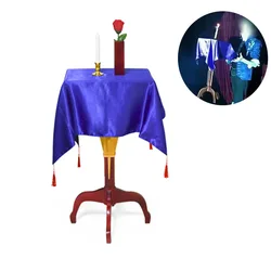 New Mult-Function Square Floating Table + Candlestick Flower Pot Magic Tricks Magician Stage Illusions Gimmick Levitation Magia