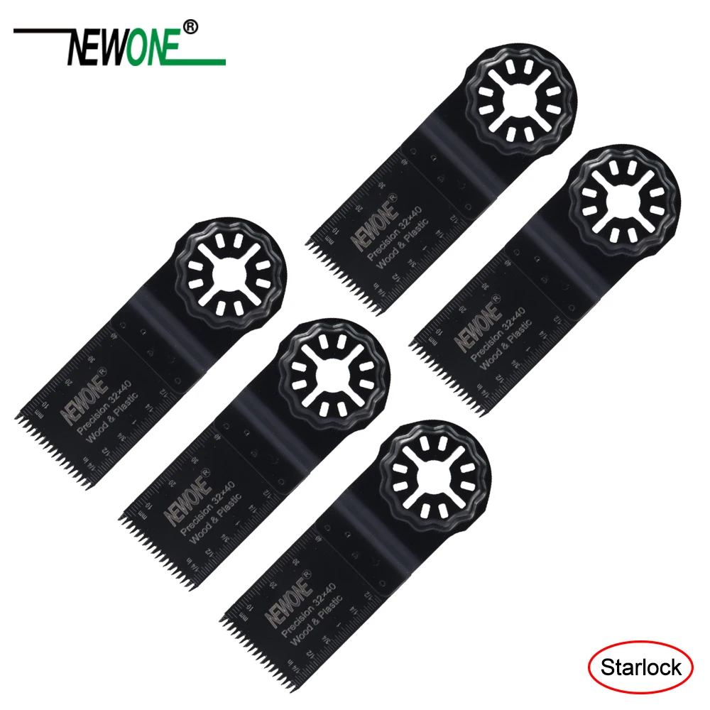 Newone 1-3/8 "Starlock E-Cut Japanse Tanden Precisie Multi Zaagbladen Oscillerende Tool Blades Voor Snijden hout Gipsplaten Kunststoffen