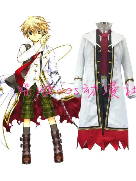 

Pandora Hearts Oz Vessalius Cosplay Costume top+pant+vest+coat 11