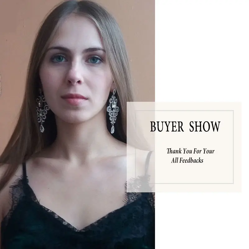 VEYO Full Of Rhinestone Crystal Earrings For Woman Drop Earrings Luxury Vintage brincos Pendientes High Quality