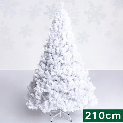 210cm Christmas tree white 2.1M artificial Christmas tree merry Christmas decorations for home Christmas ornaments