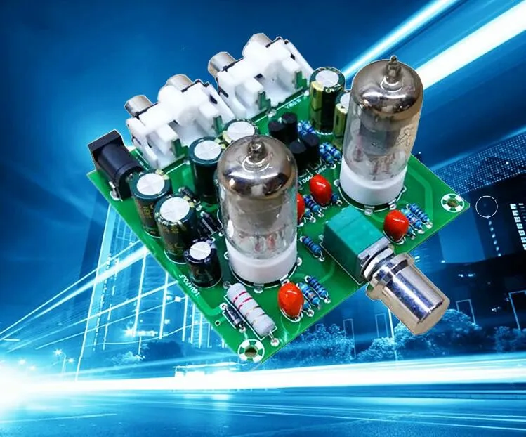 

HIFI 6J1 Valve Pre-amp Tube stereo PreAmplifier Board Bass on Musical Fidelity X10-D circuit