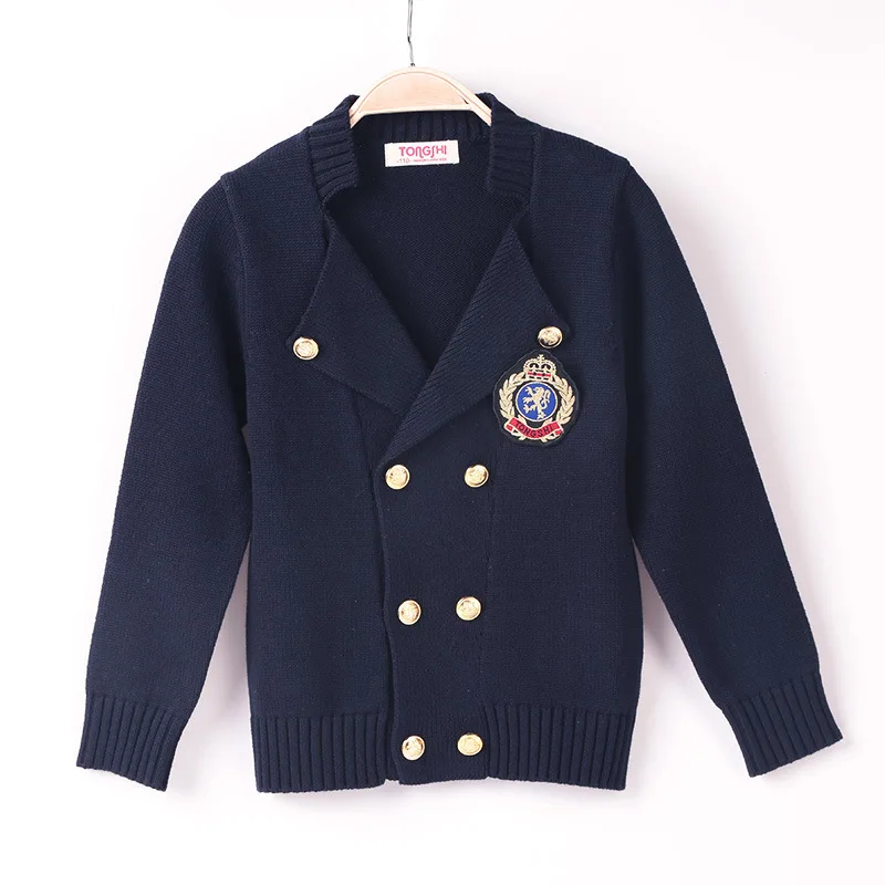 Kid Inglese Stile Scuola Uniforme Scuola Materna I Bambini Delle Uniformi di gioco del Bambino Usura della Scuola Maglione 4pcs Camicia del Pannello Esterno della Mutanda Cravatta D-0625