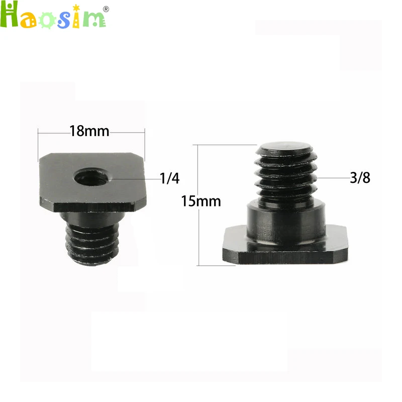 3/8 inch 1/4 inch Black/silver Screw Metal 3/8\