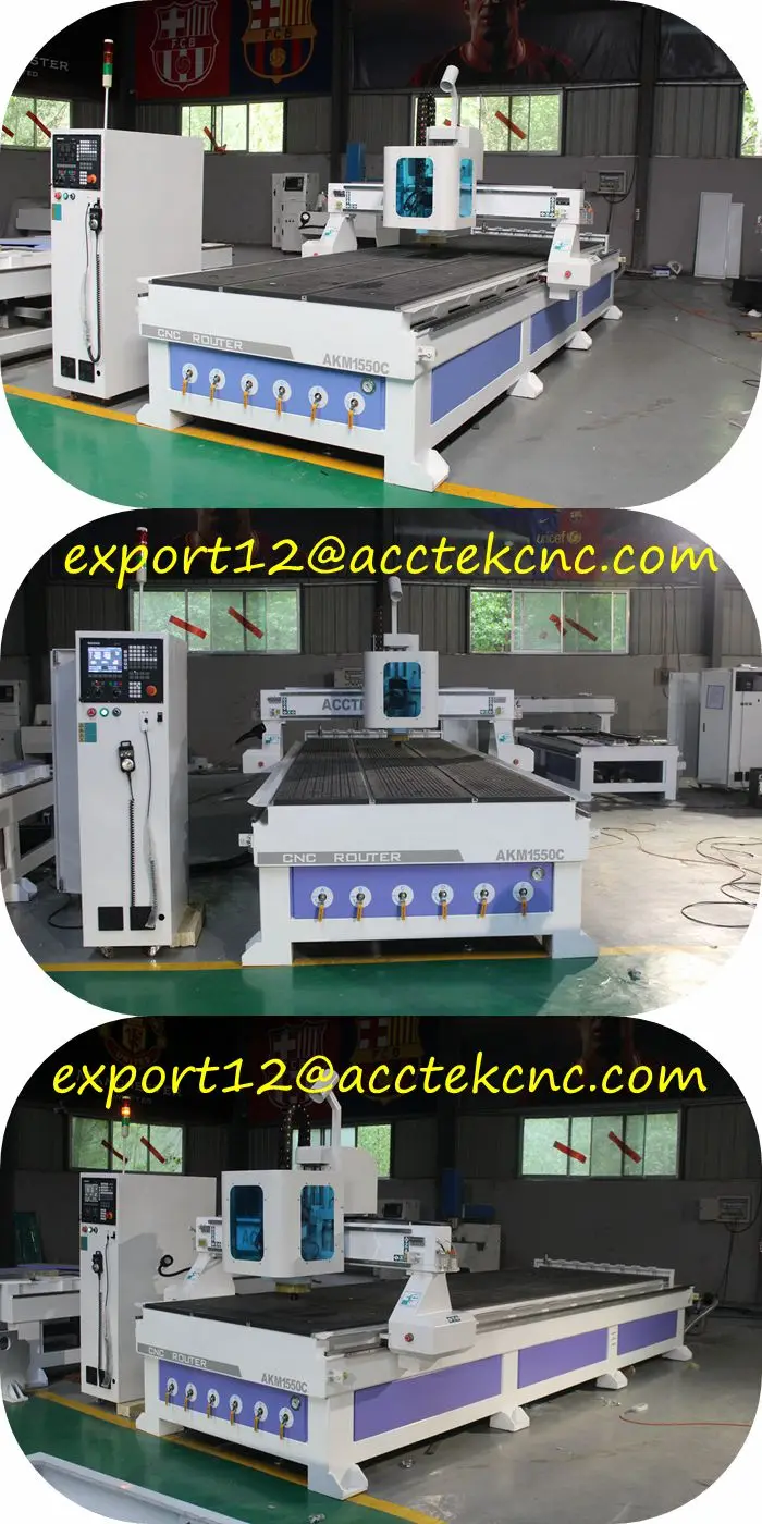 Door machine manufacture 1530 1550 atc cnc router cnc milling wood machine for solid wood redwood furniture