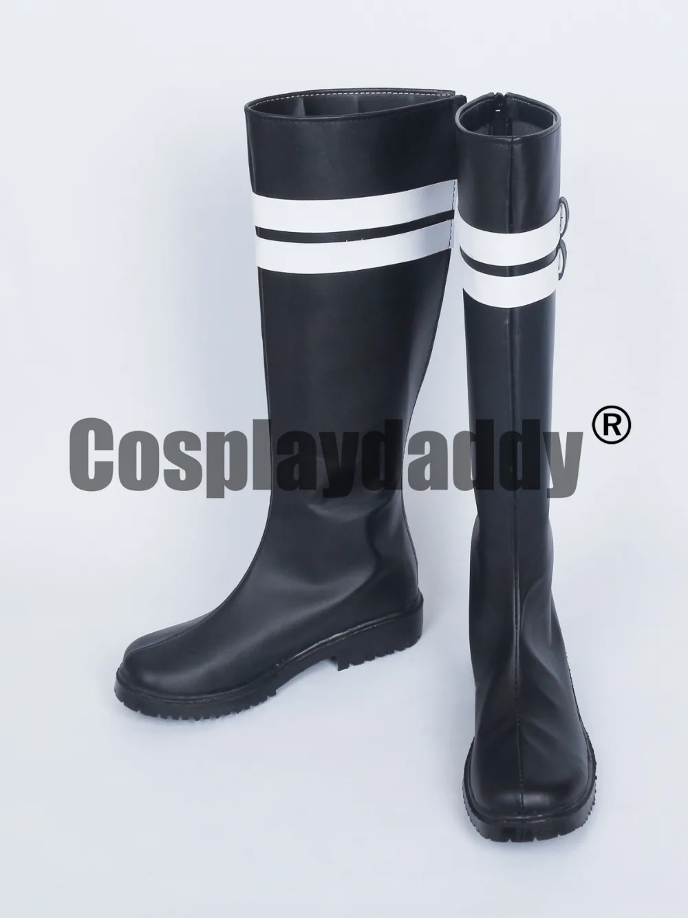 Black Rock Shooter Black Cosplay Shoes Halloween Boots S008