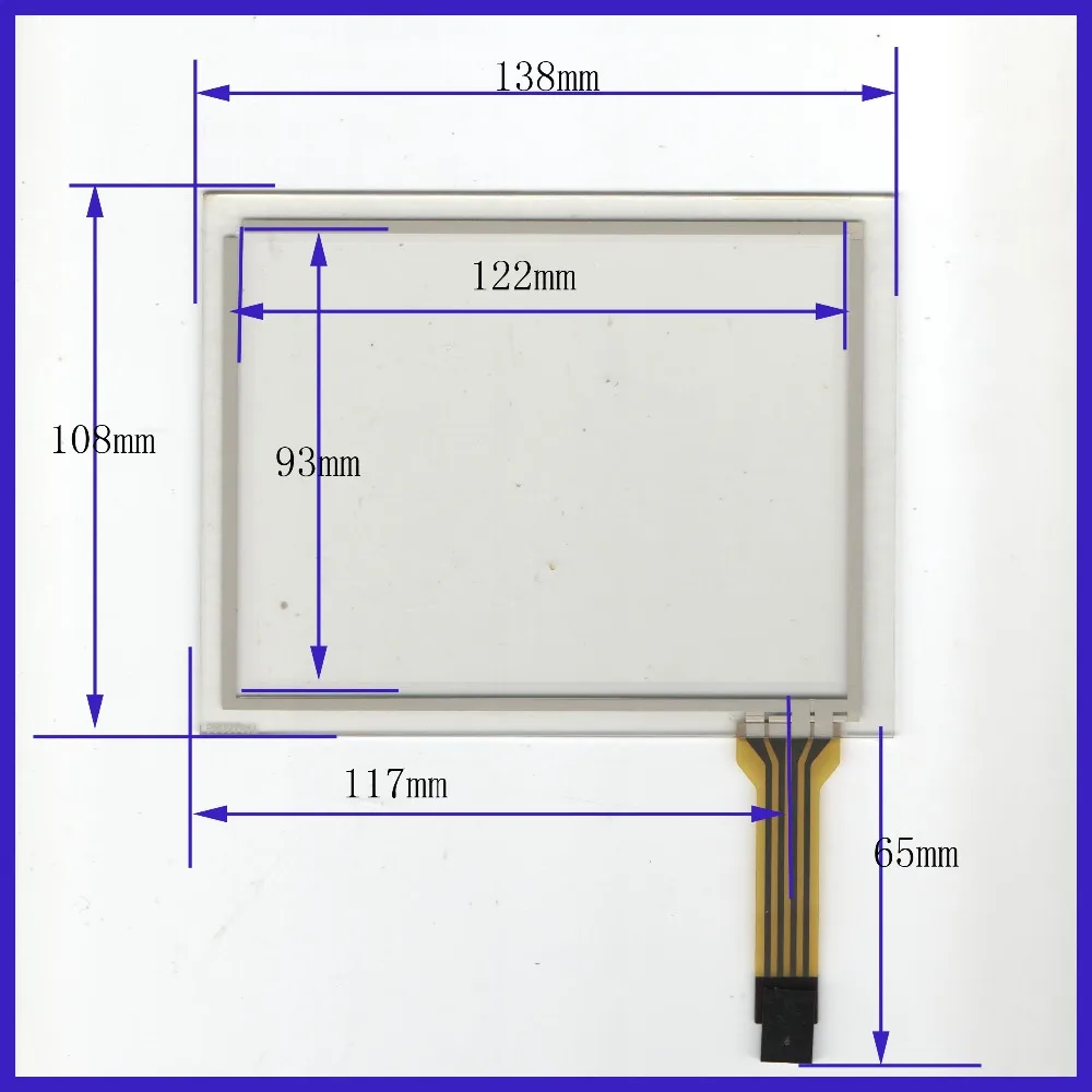 for VT515W 138mm*108mm on display TR4-057F-19 compatoble UN UG  NEW Touch Screen 5.7inch  glass 138*108  commercial use