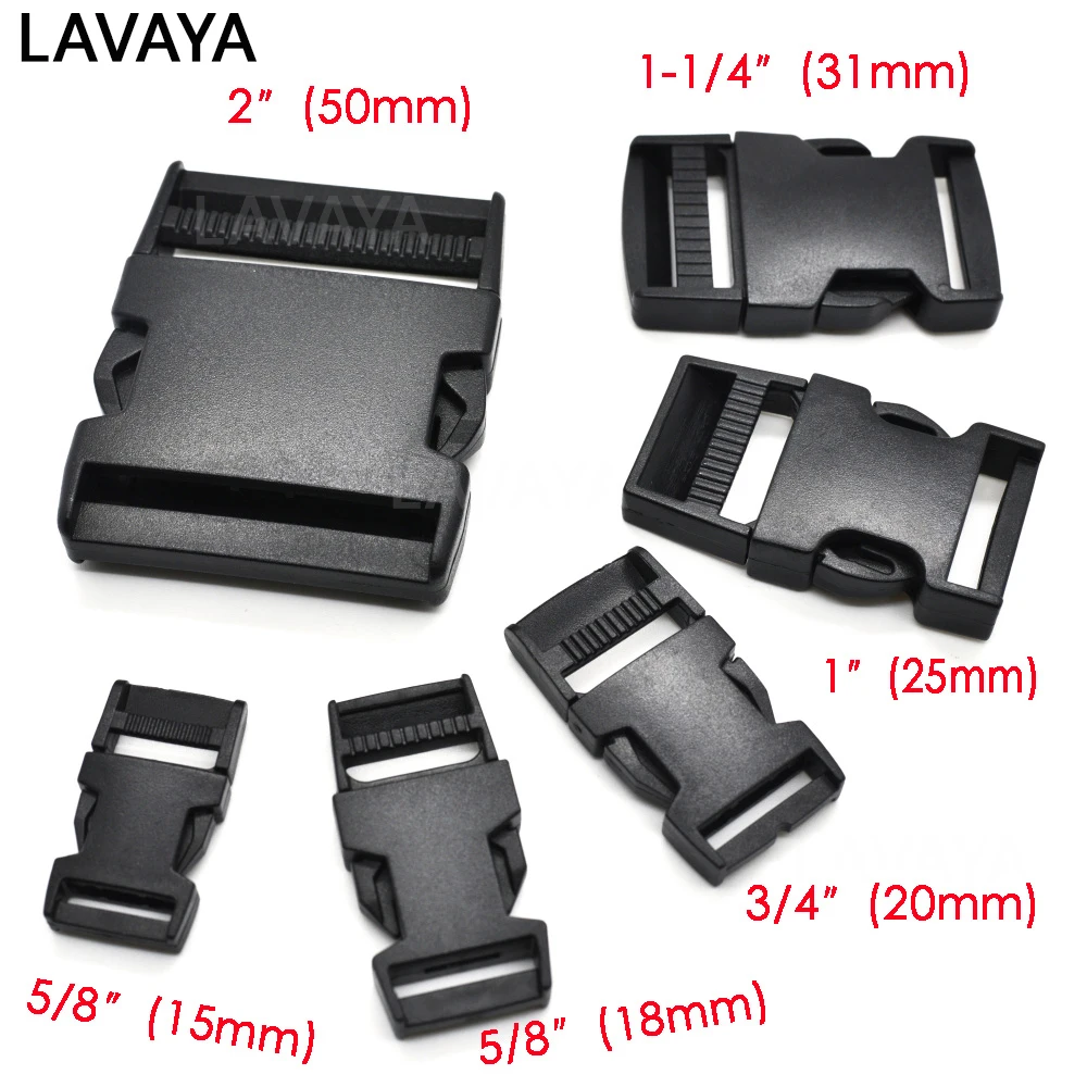 1pcs 15mm,18mm,20mm,25mm,31mm,50mm Webbing Detach Buckle for Bags Students Bags Outdoor bag travel buckle accessories