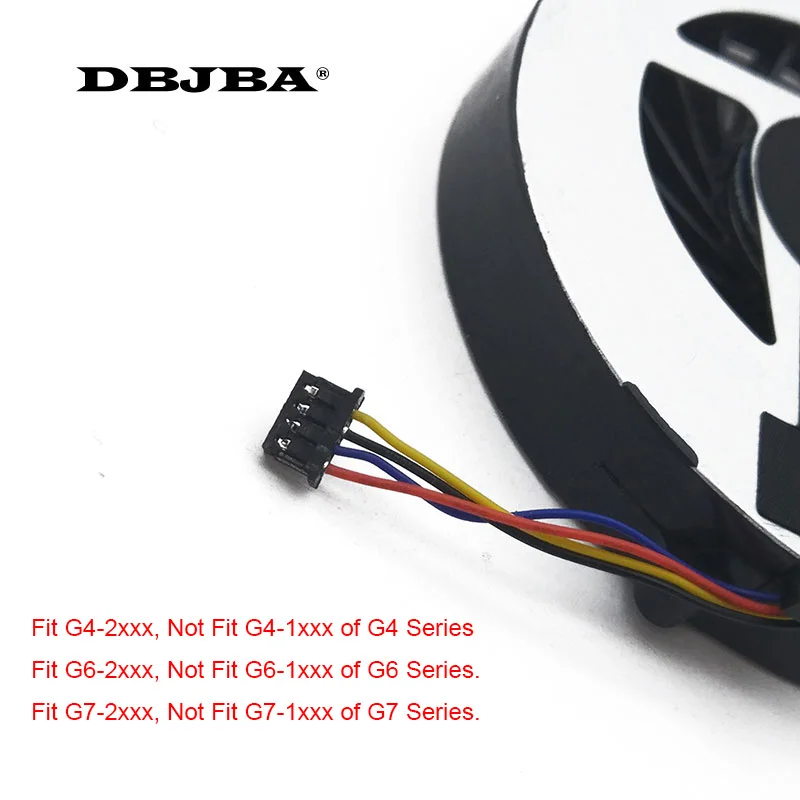 مروحة تبريد وحدة المعالجة المركزية لمروحة HP بافيليون G7-6000 G7-2022US AB6605HX-TDB MF75120V1-C050-S9A FB5S 4PIN