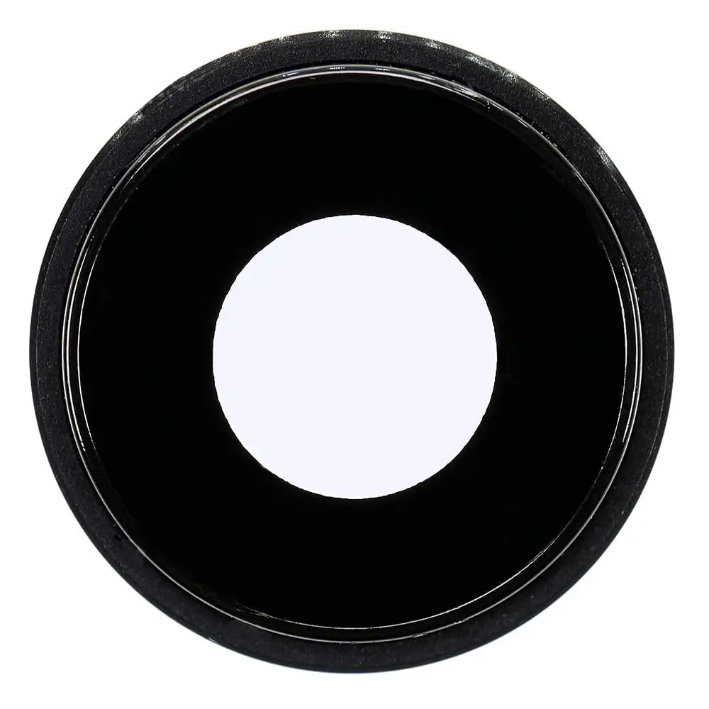 Copriobiettivo in vetro per fotocamera posteriore compatibile con la sostituzione del gruppo iPhone XR da 6.1 pollici (nero)