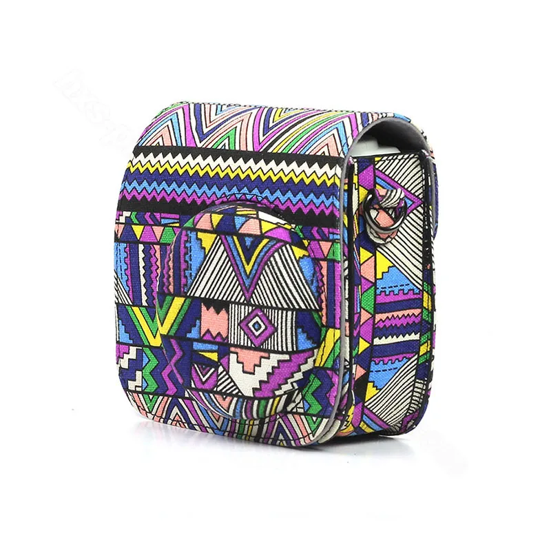Fujifilm Instax Mini 11/9/8 Camera Protector Case, Canvas Pouch Instant Film Camera Accessories, Shoulder Strap Camera Cover Bag