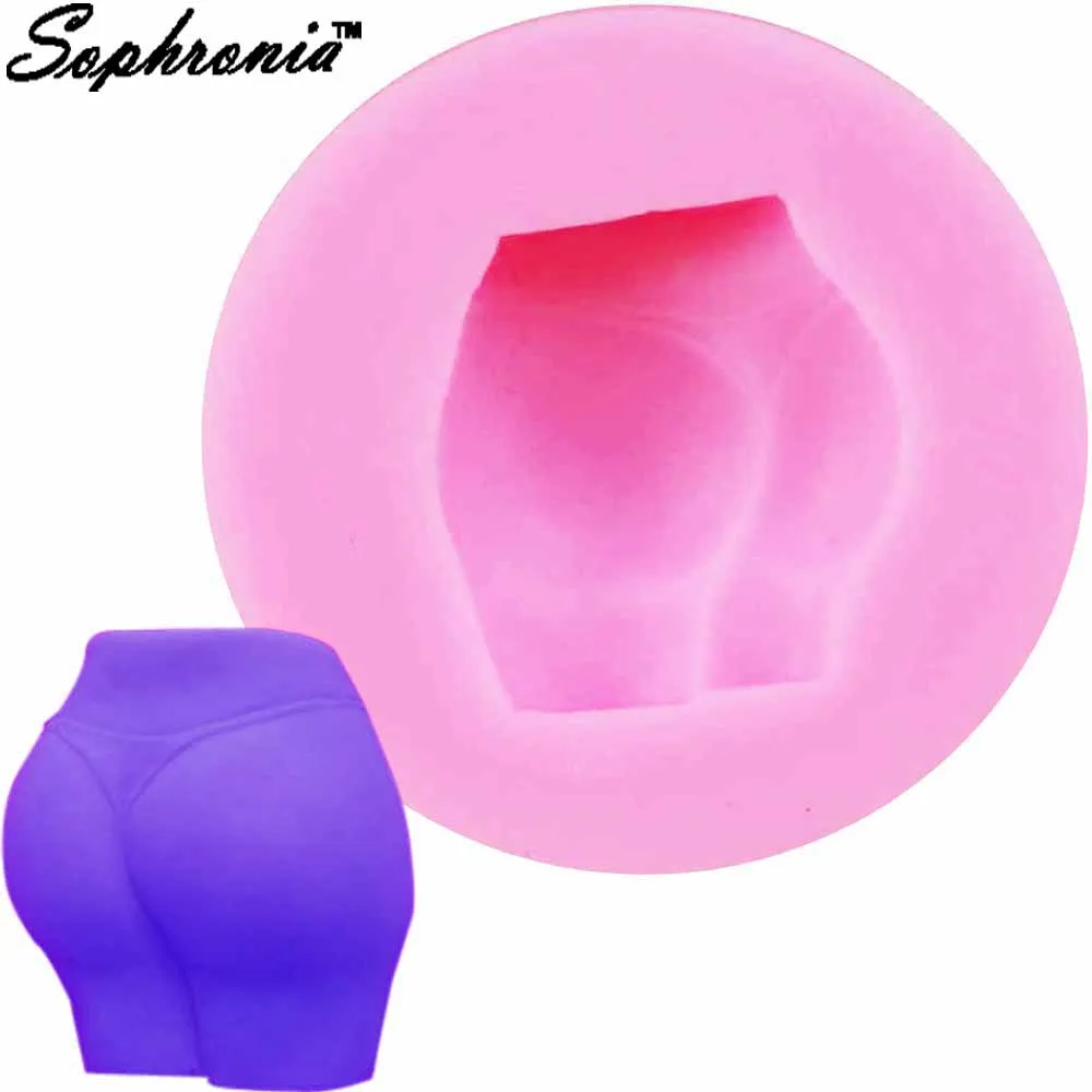 Sophronia Body Butt Silicone Mold Chocolate Mould Candy Jelly Jello Fondant Gumpaste Baking Clay Form Cake Decorating Tools m886