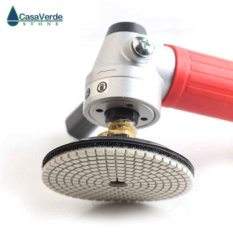 Almofadas de polimento de diamante manual flexíveis, 3000 #4 polegadas (100mm) com 2.5mm