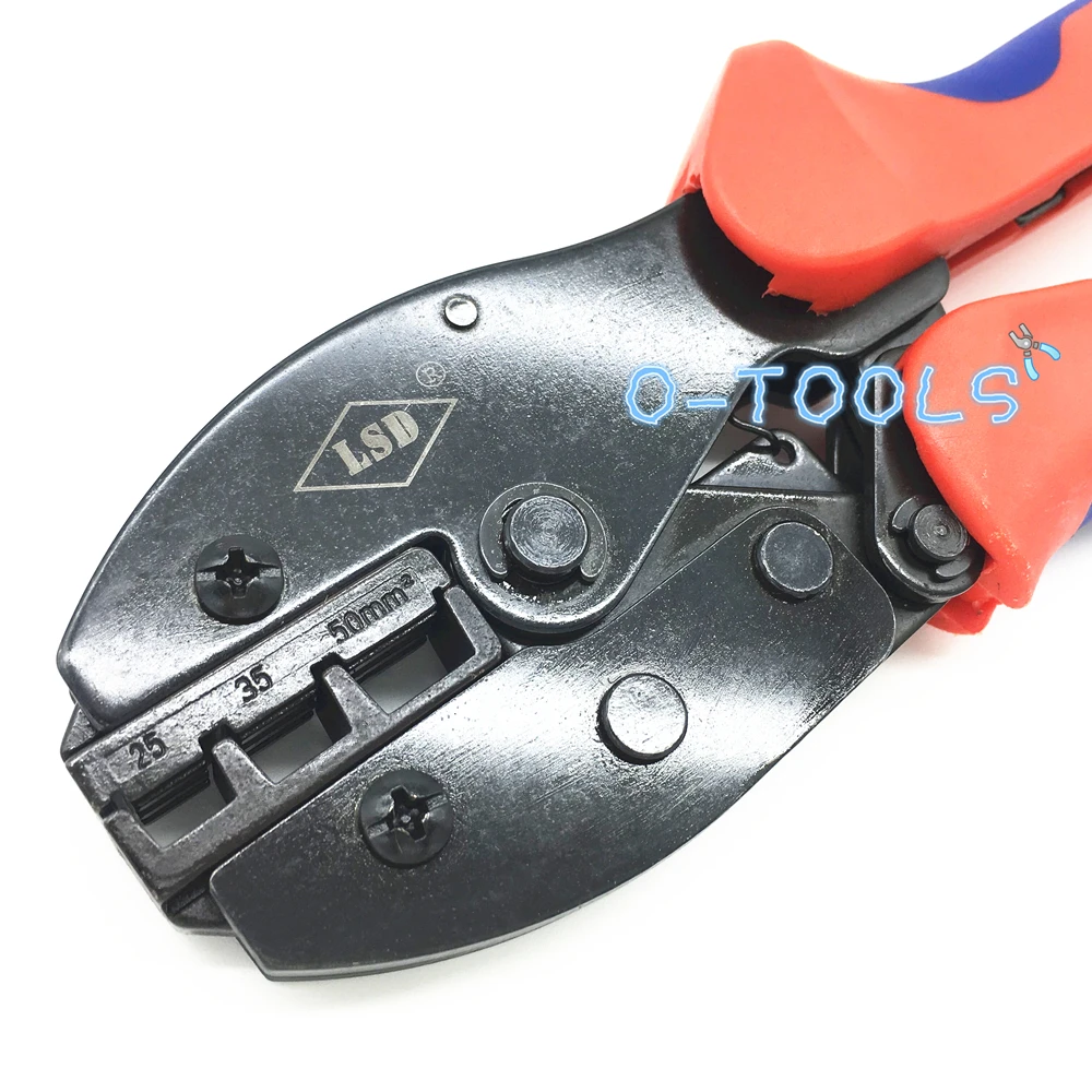 High Quality Crimping tool for wire-end ferrules 25,35,50mm2 cable end sleeves crimpers LY-2550GF 4~1AWG