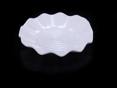 Round Plate Replica Melamine Dinnerware Dinner Plate Lotus Dish Victualing House Canteen Restaurant A5 Melamine Tableware
