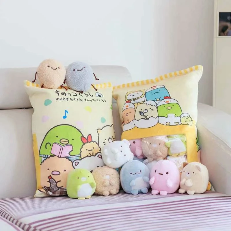 

8 Pcs A Bag Of Sumikko Gurashi Plush Japanese Animation Sumikko Gurashi Soft Pillow Corner Bio Cartoon Doll For Kids Children