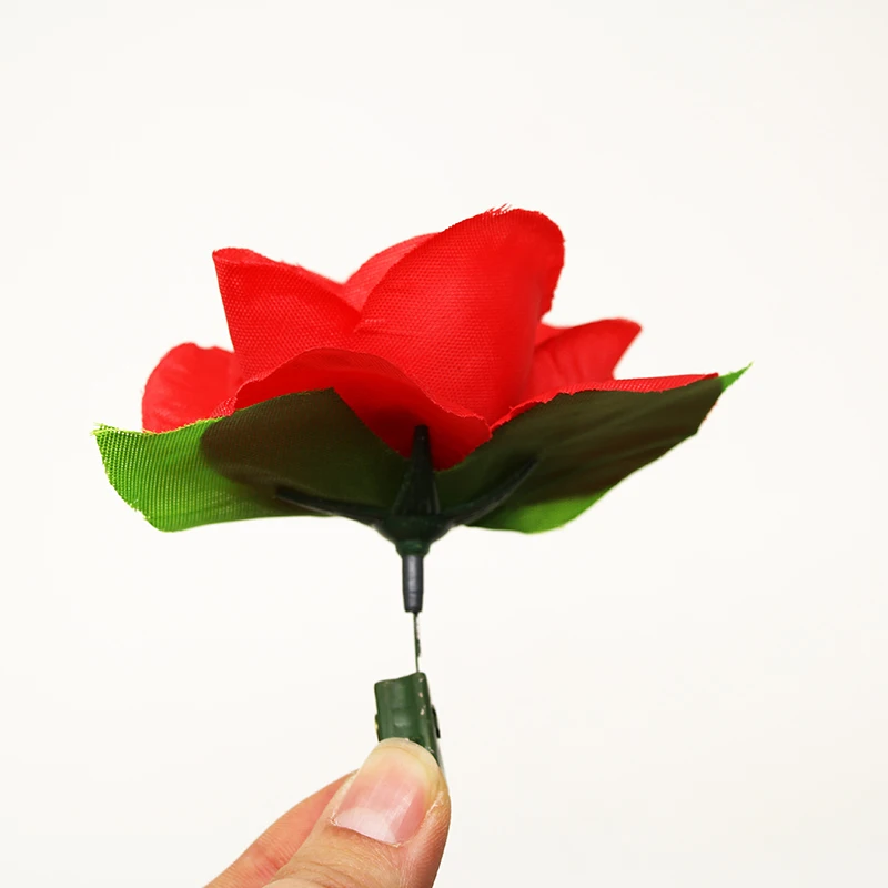  Match To Rose Flower Magic Tricks Magician Prop Satge Close Up Magic Accessories Magic Illusion Kids Toys