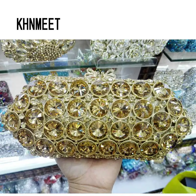 New Lady Crystal Handbag Luxury Evening Party Bag Clutch purse New Style Jewel Case Mini Bag Luxury Evening Bag SC314