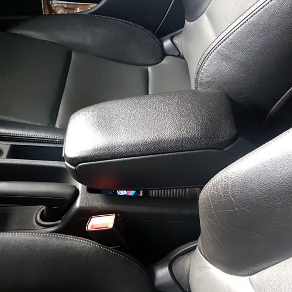 For Audi A3 8p Car Armrest Cover PU Leather Latch Lid Center Console Arm Rest Replacement Auto Accessories 2003- 2010 2011 2012