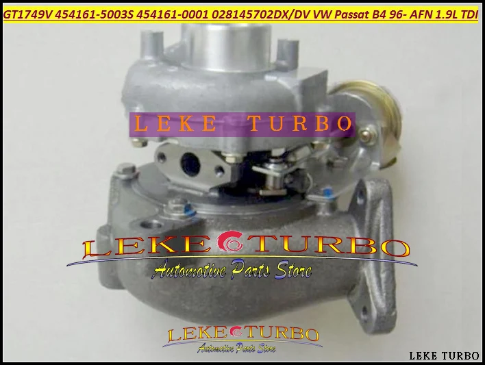 

Турбокомпрессор GT1744V 454161 454161-0003 028145702D для Volkswagen VW Passat B4 1996-97 AFN 1.9L TDI 110 кВт