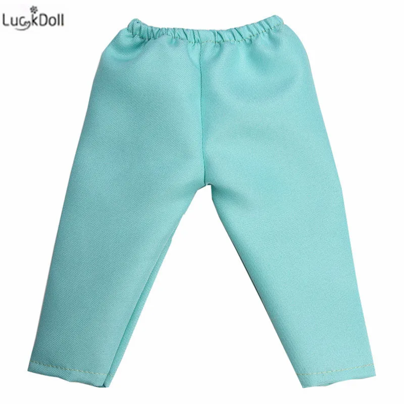 5 Color Fashion Wild Trousers Fit 18 Inch American 43cm Baby Doll Clothes Accessories, The Best Christmas Gift For Children