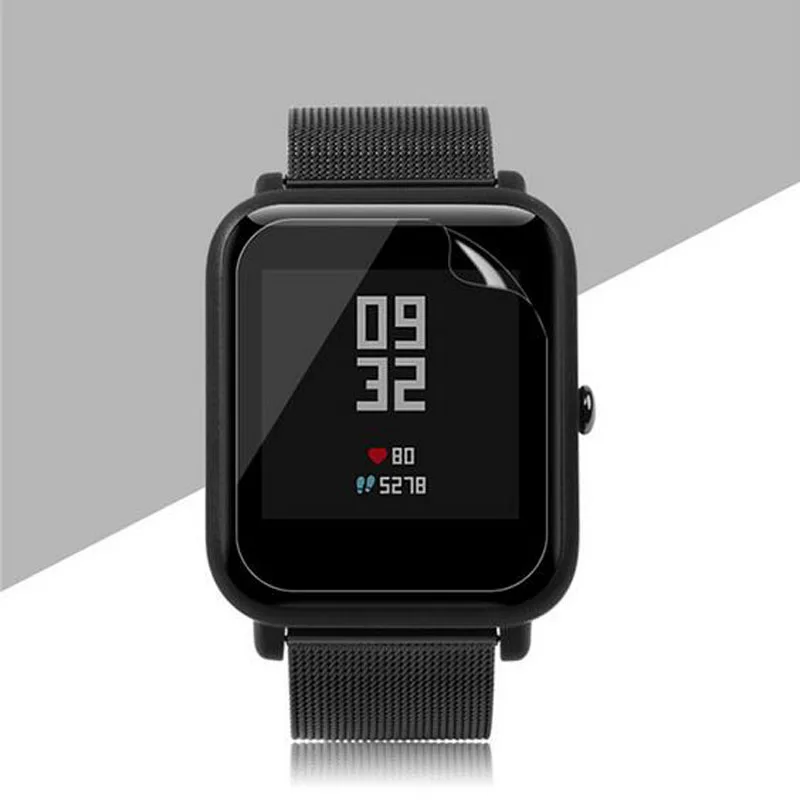 Película protectora transparente de TPU suave para reloj inteligente, Protector de pantalla completa para Xiaomi Huami Amazfit BIP/ Bip Lite/ Bip S, 2 uds.
