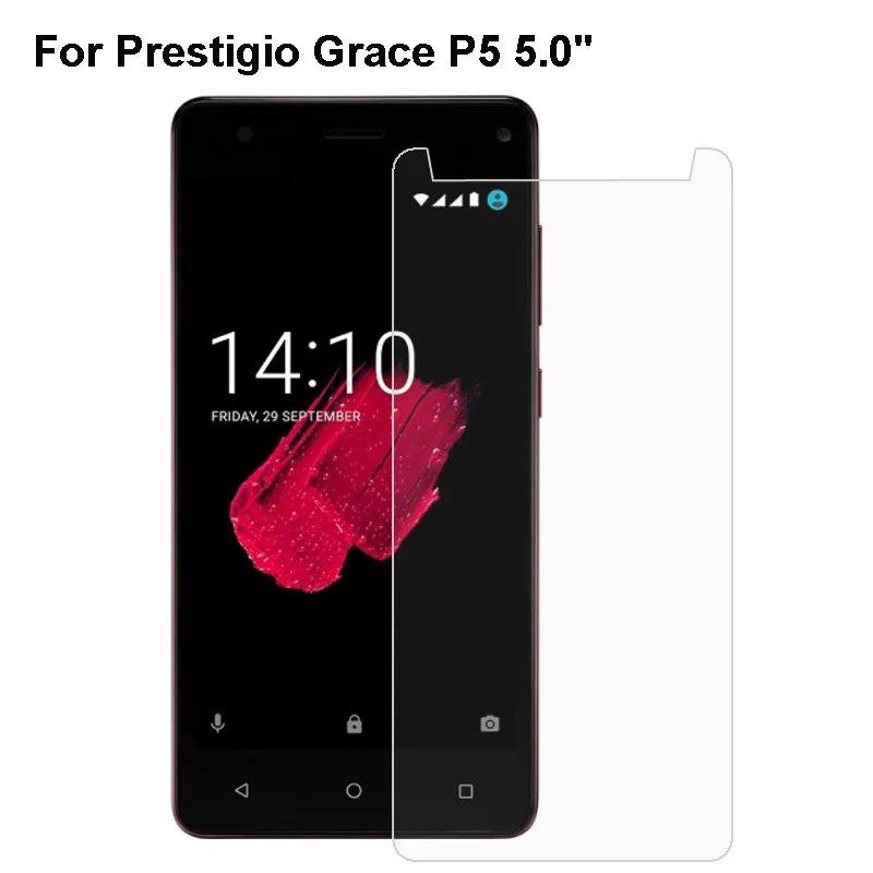 2PCS Tempered Glass For Prestigio Grace P5 S7 P7 LTE Wize N3 Screen Protector For Prestigio Muze A5 K5 X5 LTE Phone Film