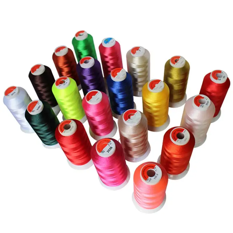4000 yards tassel thread winding line   embroidery thread 120D2 strands hand-embroidered tassels sewing machine double strands 2
