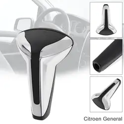 ABS Plastic Silvery Car Automatic Transmission Gear Shift Shifter Lever Knob Fit for Peugeot 307 / Citroen C4 Sega
