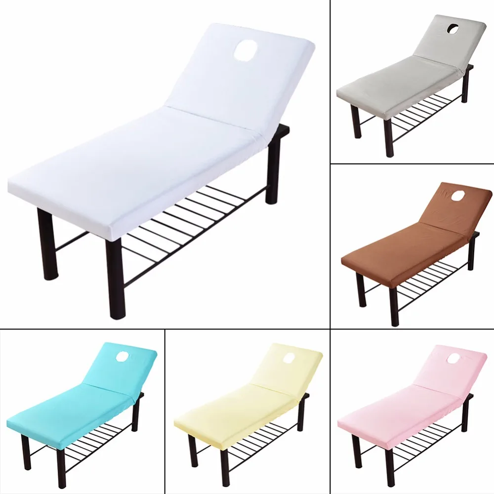 Massage Table Polyester Tattoo Table Sheet Massage Sheet SPA Treatment Bed Cover Message Table Sheets With Face Breath Hole