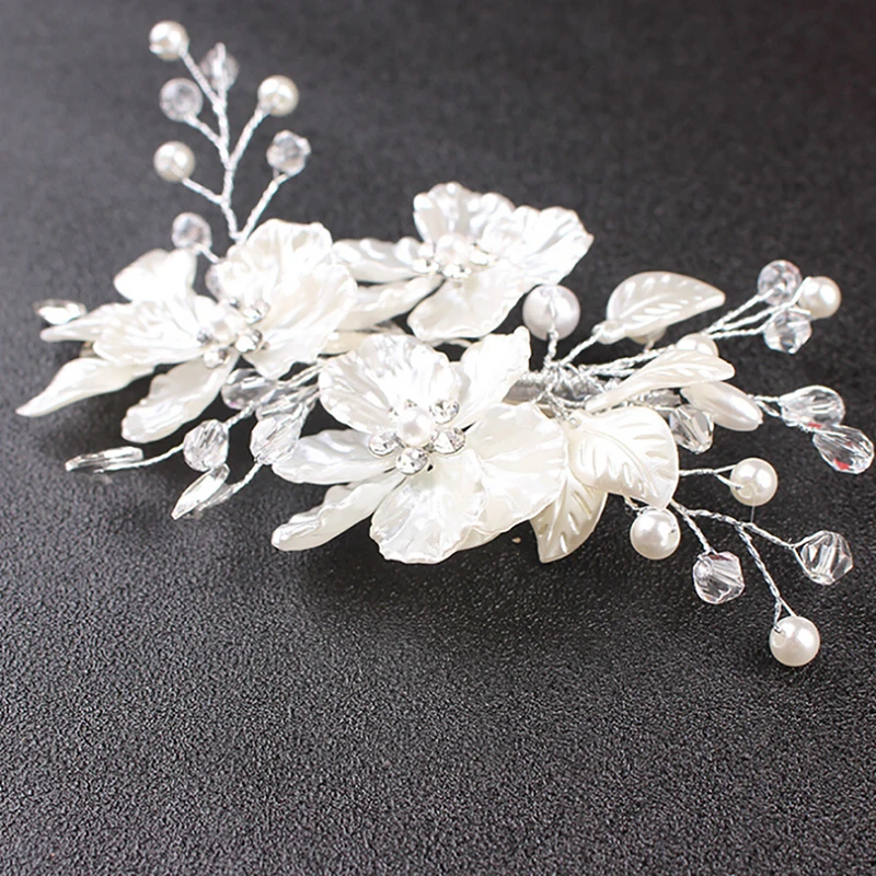 Crystal Pearl Flower Hair Clip - огляд і ціна Wedding Supply Store