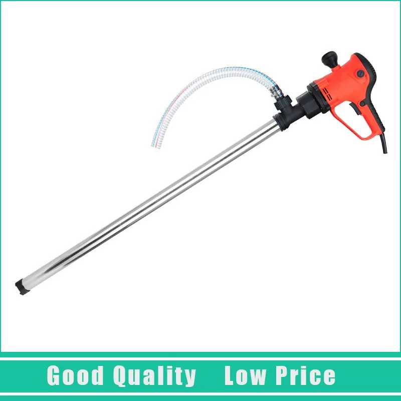 D72 Vertical Hand Barrel Pump 220V 50-250L/min Electric Oil Pumping Pump With C Aluminum Alloy Pipe