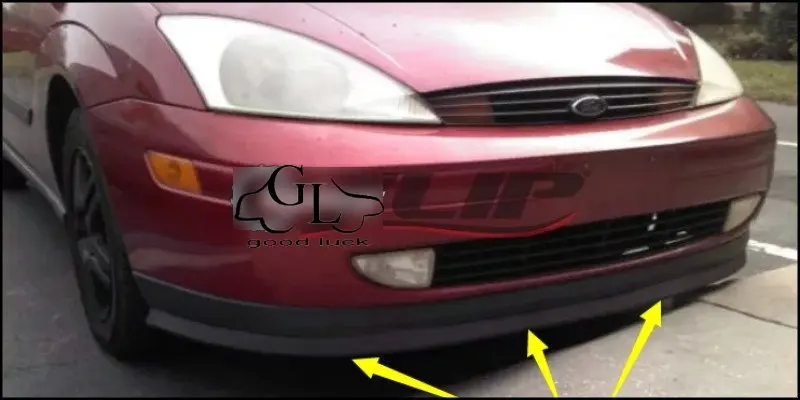 Bumper Lip Deflector Lips For Ford Sierra RS Cosworth Front Spoiler Skirt For TopGear Fans Car View Tuning / Body Kit / Strip