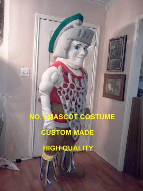 

High Quality Gladiator Mascot Costume Adult Troy Sparta Knight Warrior Theme College Anime Cosply Mascotte Costumes Fancy1838