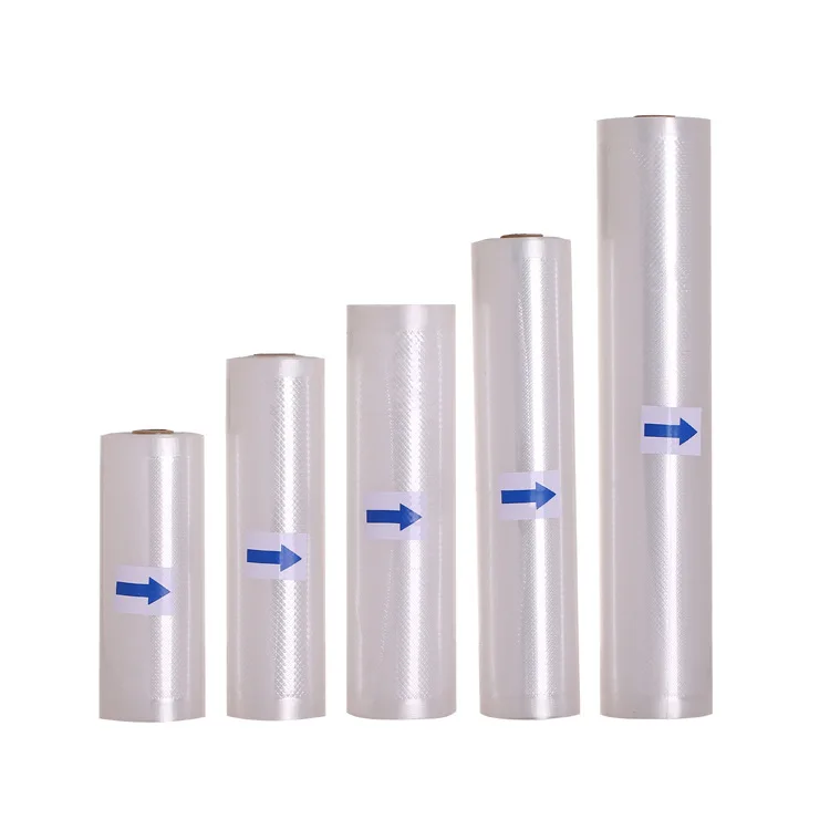 Saco de embalagem à vácuo para alimentos, embalagem seladora a vácuo para armazenar alimentos frescos, mantém longa tamanho para o seu motor 2 rolos