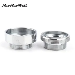 Conector de rosca de acero inoxidable M22 a M28, 2 piezas, juntas de grifo, adaptador de grifo, purificador de agua, accesorio, piezas de riego de jardín