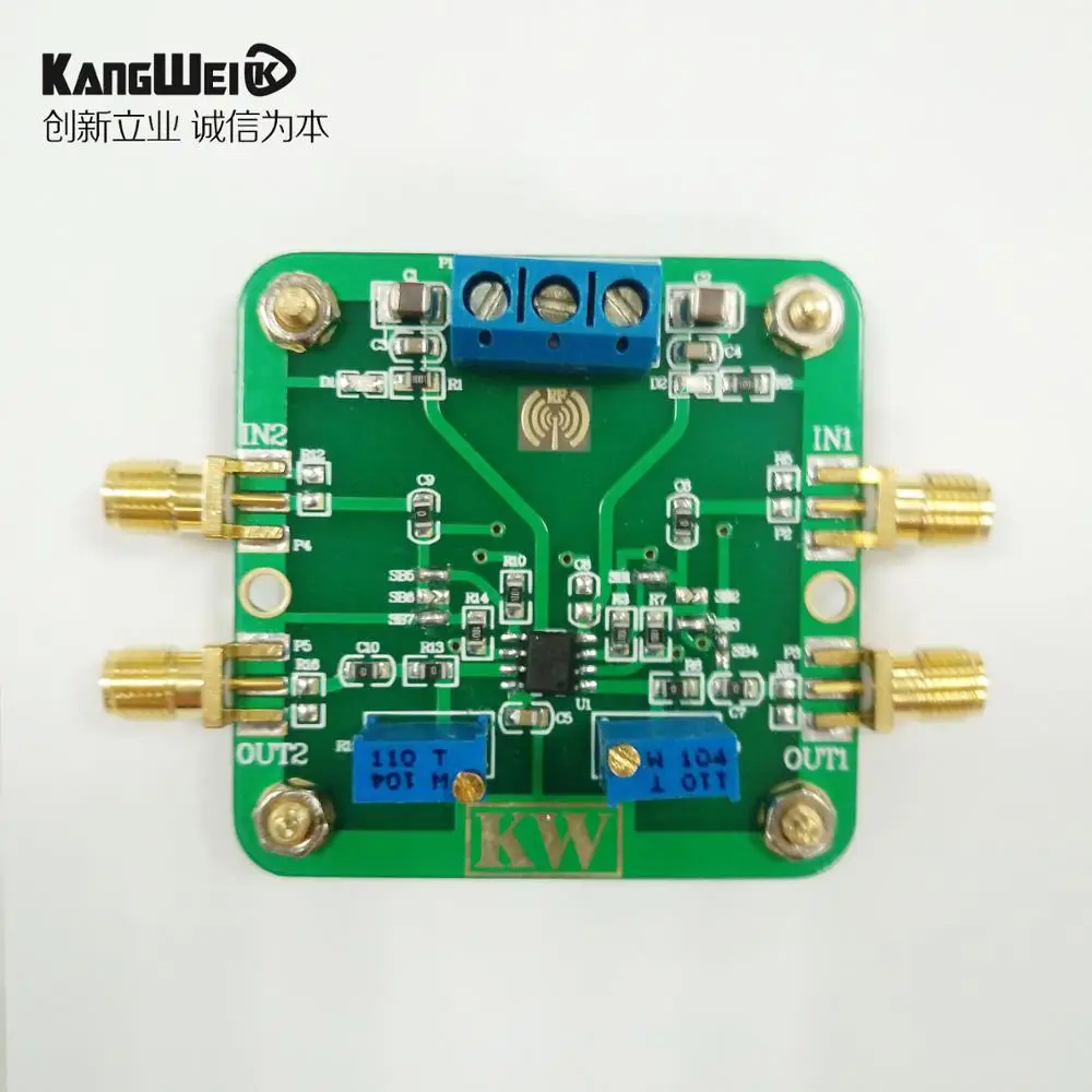 NE5532 low noise amplifier module 10MHz bandwidth common mode rejection ratio 100dB impedance 300K