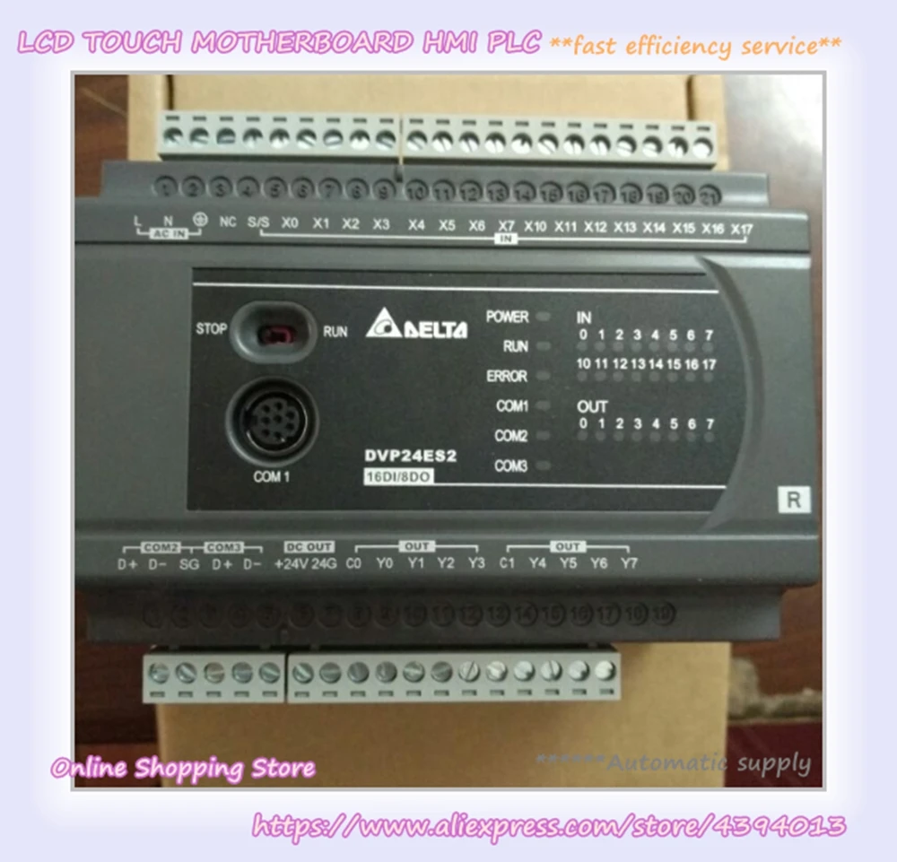 

DVP40ES200R DVP40ES200RM DVP40ES200T DVP32ES200R DVP32ES200T DVP32ES211T PLC New In Box