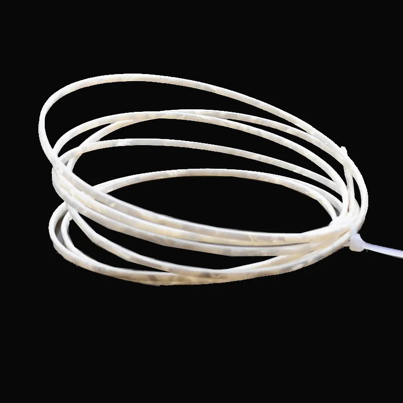 Colorful Celluloid 6/5/4/2 mm Width Guitar Binding Purfling 5 Feet Length White Pearl